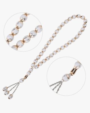 33 Beads, Round Resin Unisex