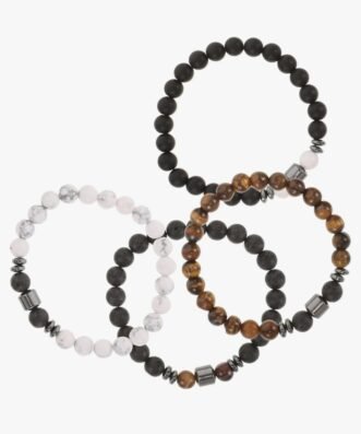 WOFASHPURET Volcanic Stone Bracelet Essential Oil Diffuser Beads Men's Friendship Couples Jewelry